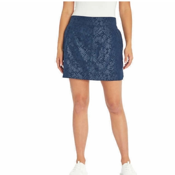 Orvis Pants - Orvis Black and Blue Floral/Geometric Athletic Skort Bundle of 2 sz XL